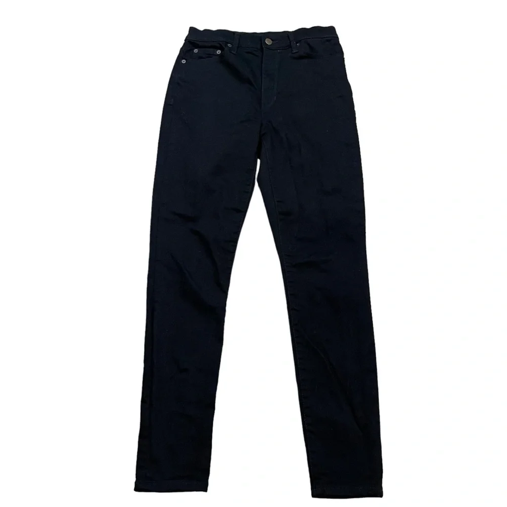 Banana Republic High Rise Skinny Black Jeans. Size 6/28 - Picture 1 of 6